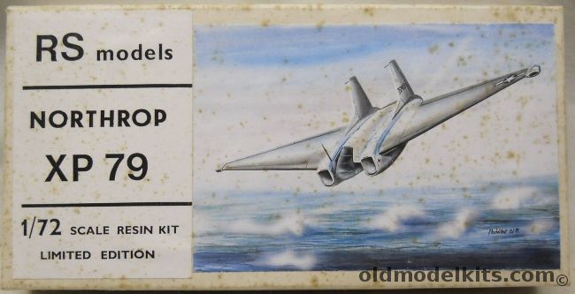 RS Models 1/72 Northrop XP-79 B - (XP79B), 7255 plastic model kit