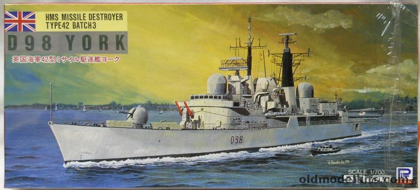 Skywave 1/700 HMS York D98 - Or HMS Edinburgh D97 Missile Destroyer Type 42 Batch 3, M-2 plastic model kit