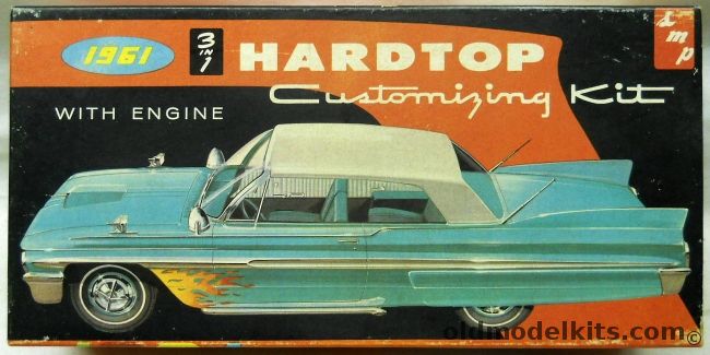 SMP 1/25 1961 Chevrolet Impala 2 Door Hardtop - 3 in 1 Kit - Stock / Competition / Custom, K721 plastic model kit