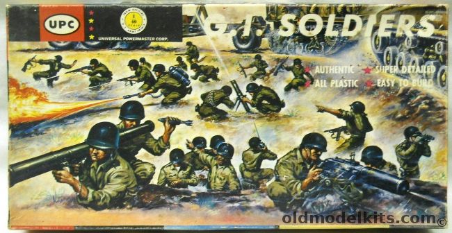 SNAP 1/40 G.I. Soldiers - ex Revell GI Figure Set - (GI Soldiers), 5149-100 plastic model kit
