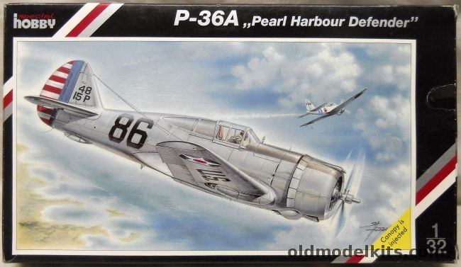 Special Hobby 1/32 P-36A Pearl Harbor Defender, SH32003 plastic model kit