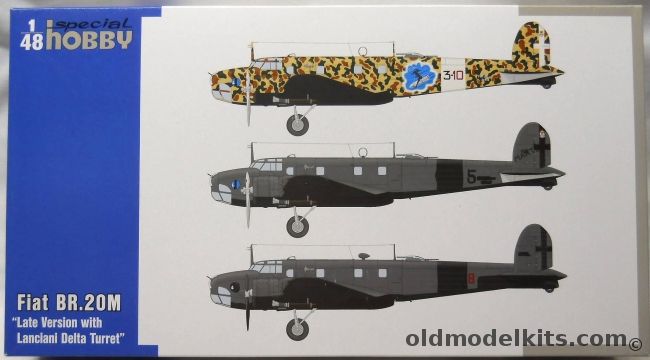 Special Hobby 1/48 Fiat BR-20M - Late Version With Lanciani Delta Turret - (Br20), SH48134 plastic model kit