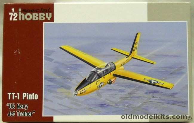 Special Hobby 1/72 TT-1 Pinto - US Navy Jet Trainer - With Decals For Four Different Aircraft 1957 To 1960, SH72206 plastic model kit