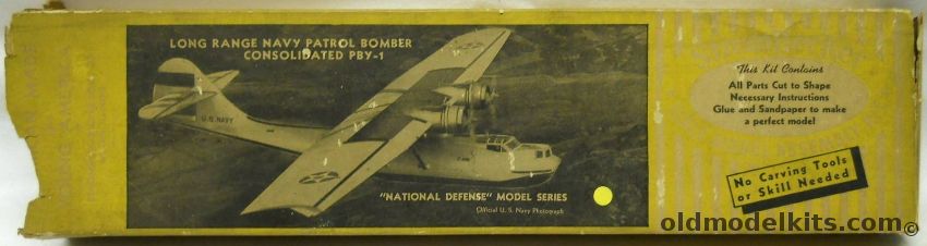 StromBecker Consolidated PBY-1 Catalina - Navy Patrol Bomber - National Defense Model Series, C8 plastic model kit