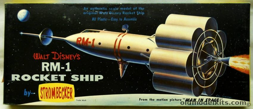 Strombecker Walt Disney's RM-1 Rocket ship- From The Motion Picture Man ...