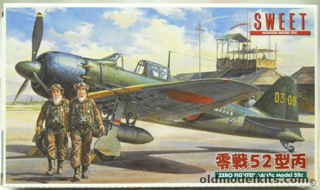 Sweet 1/144 Zero Fighter A6M5c Model 52c - Two Kits, 25