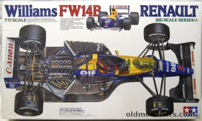 Tamiya 1/12 Williams FW14B Renault, 12029 plastic model kit