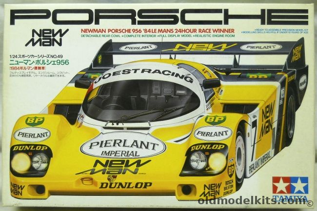 Tamiya 1/24 Porsche 956 - Newman 1984 Le Mans 24 Hour Race Winner, 2449 plastic model kit