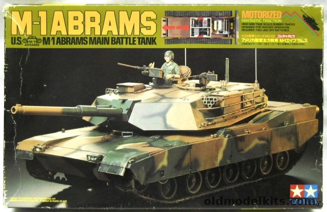 Tamiya 1/35 M-1 Abrams Motorized, 3054 plastic model kit