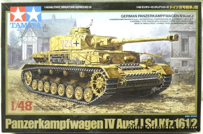 Tamiya 1/48 Panzerkampfwagen IV Ausf.J Sd.Kfz.161/2 - Panzer IV, 32518