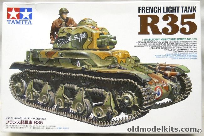 Tamiya 1/35 F35 French Light Tank, 35373 plastic model kit