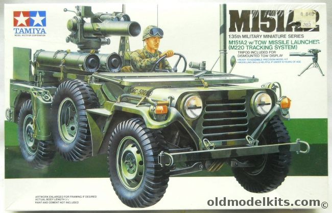 Tamiya 1/35 Ford M151A2 With TOW Missile Launcher, 3625A plastic model kit