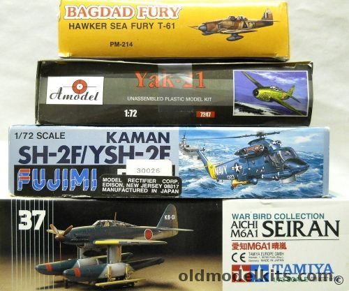 Tamiya 1/72 Aichi M6A1 Seiran / Fujimi Kaman Sh-2F / YSH-2F