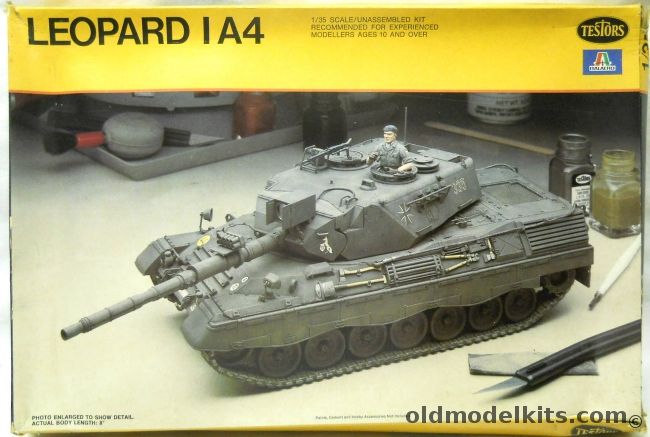 Testors 1/35 Leopard IA4, 805 plastic model kit