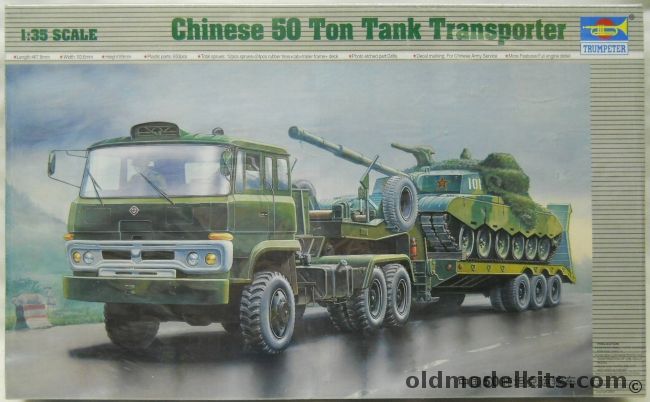 Trumpeter 1/35 Chinese 50 Ton Tank Transporter, 00201 plastic model kit