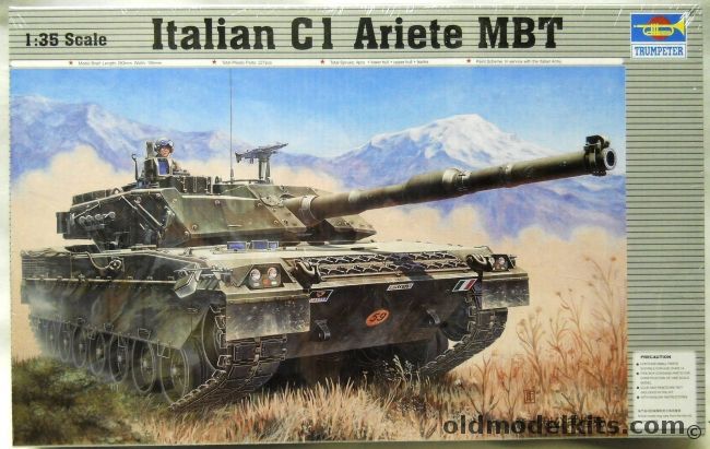 Trumpeter 1/35 Italian C1 Ariete MBT, 00332 plastic model kit