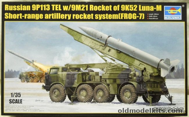 Trumpeter 1/35 Frog 7 Russian 9P113 TEL With 9M21 Rocket 9K52 Luna-M ...