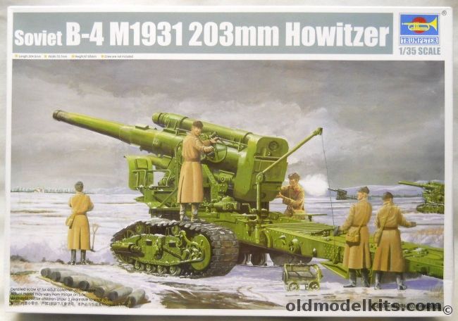 Trumpeter 1/35 Soviet B-4 M1931 203mm Howitzer, 02307 plastic model kit