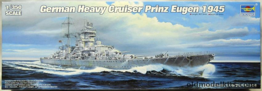 Trumpeter 1/350 Prinz Eugen Heavy Cruiser 1945, 05313 plastic model kit