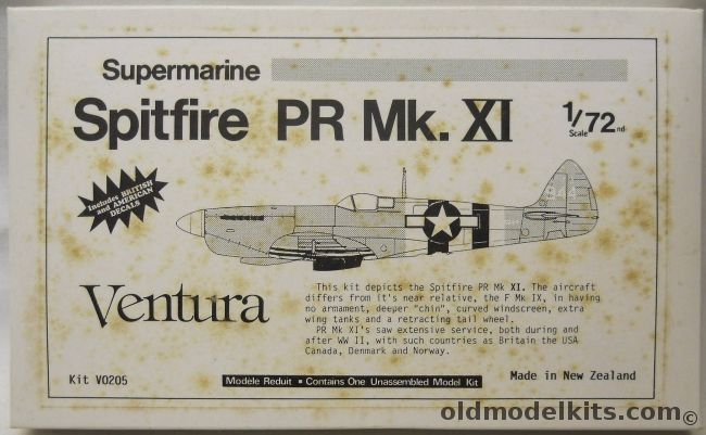 Ventura 1/72 Spitfire PR Mk.XI - USAF or RAF, V0205 plastic model kit
