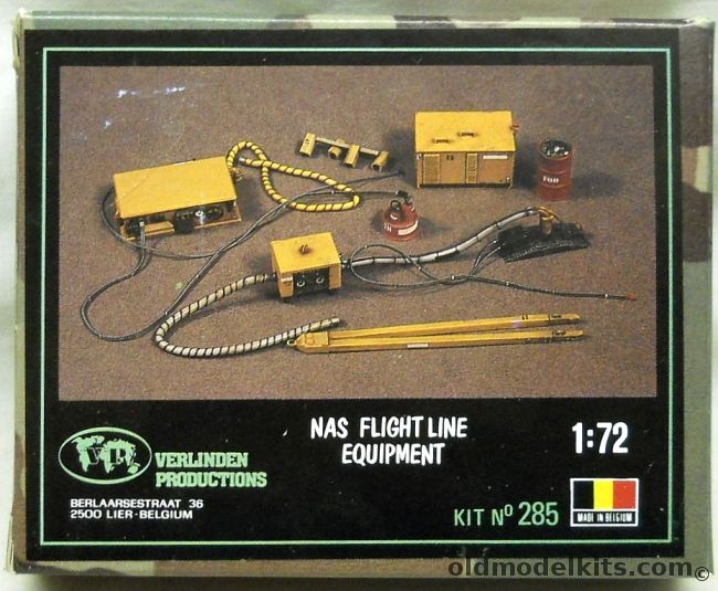 Verlinden 1/72 NAS Flight Line Equipment, 285 plastic model kit