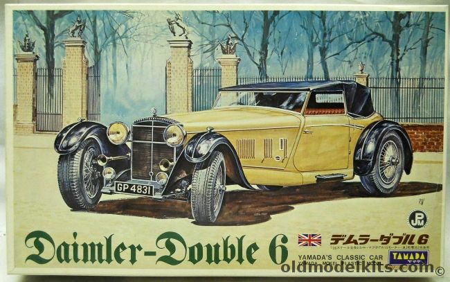 Yamada 1/26 Daimler Double 6 - Motorized - 1931 Daimler Double-Six 50 Low Chassis Dropped Coupe Body by Corsica of Cricklewood, CL600 plastic model kit