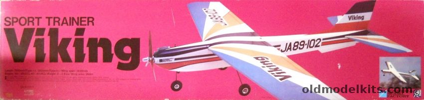 Yoshioka Model Factory Viking Sport Trainer - 56.6 Inch Wingspan R/C Aircraft plastic model kit