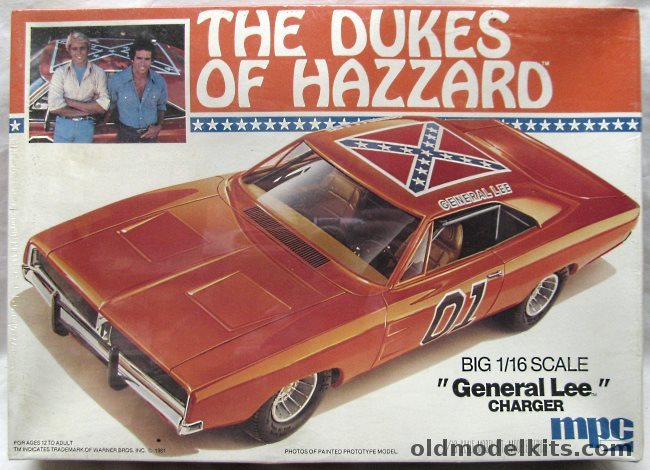 MPC 1/16 The Dukes of Hazzard 'General Lee' Dodge Charger, 1-3058