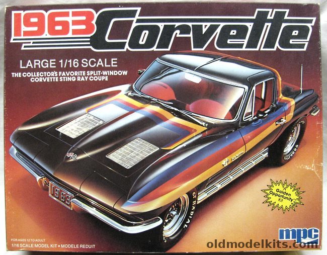 corvette plastic model kits