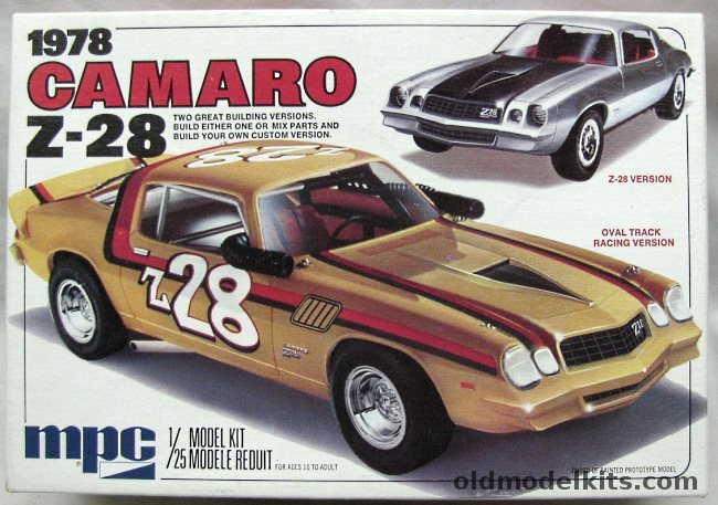 MPC 1/25 1978 Chevrolet Camaro Z-28 - Stock / Oval Track Racer, 1-7819