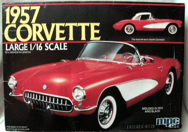 MPC 1/16 Chevrolet 1957 Corvette - Fuel Injection or Dual 4 Barrels, 13071