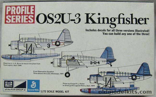 MPC 1/72 Kingfisher OS2U-1 Profile Series - Lt. JG Burns Truk Rescue ...