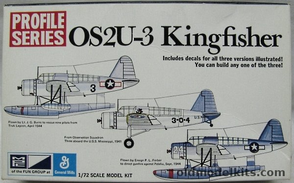 MPC 1/72 Kingfisher OS2U-1 Profile Series - Lt. JG Burns Truk Rescue ...