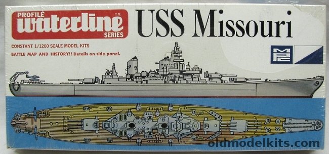 MPC 1/1200 USS Missouri Battleship - Profile Waterline Series, 2-4002-110