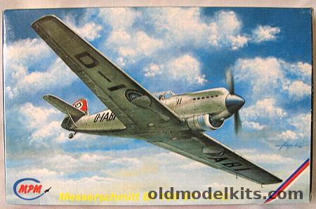 MPM 1/72 Messerschmitt Bf-109 V-1 - First Bf-109 Prototype - (Bf-109 V ...