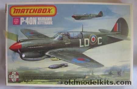 Matchbox 1/72 Curtiss P-40N Warhawk Or Kittyhawk FB.IV - USAAF 10th AF ...