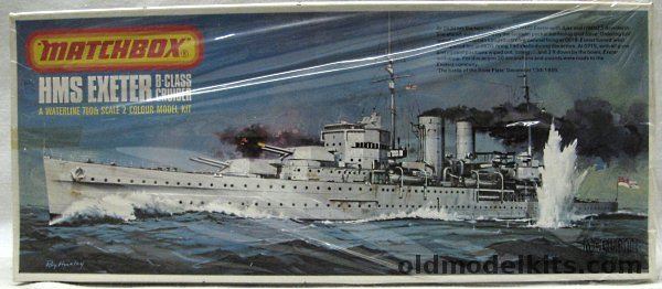 Matchbox 1/700 HMS Exeter (B Class) Heavy Cruiser, PK162