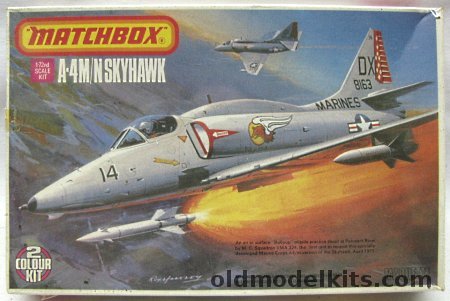 Matchbox 1/72 A-4M / A-4N Skyhawk - US Marines VMA-234 or Israeli Air ...