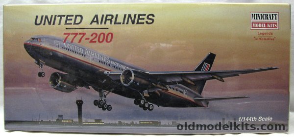 Minicraft 1/144 Boeing 777-200 United Airlines, 14483