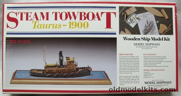 Model Shipways 1/87 Steam Towboat (Tugboat) Taurus Circa 