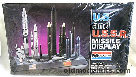 Monogram 1/144 US and USSR Missile Display - ACLM/Pershing/Minuteman ...