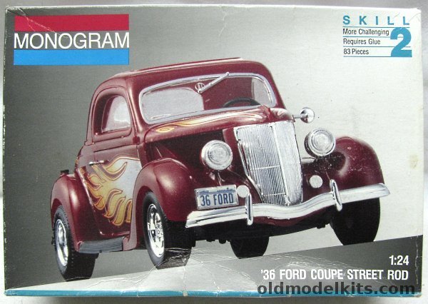 Monogram 1/24 1936 Ford Coupe Street Rod, 2721