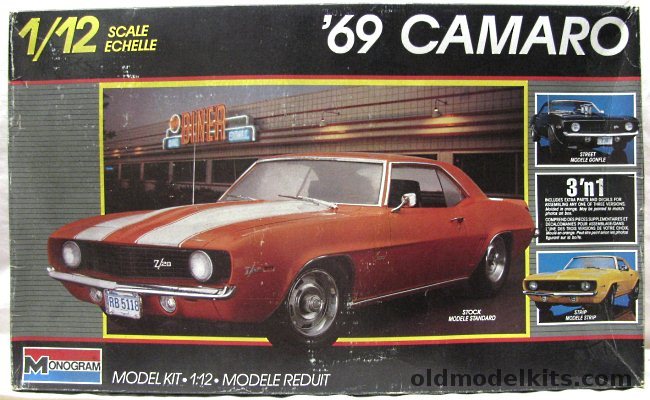 1969 camaro model kit