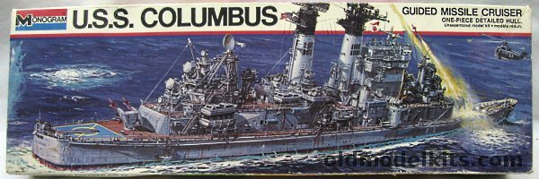 Monogram 1/506 USS Columbus CG12 Guided Missile Cruiser - (Albany Class ...