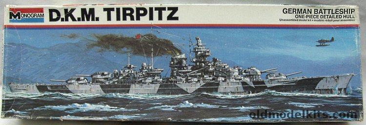 Monogram 1/617 German Battleship DKM Tirpitz, 3009