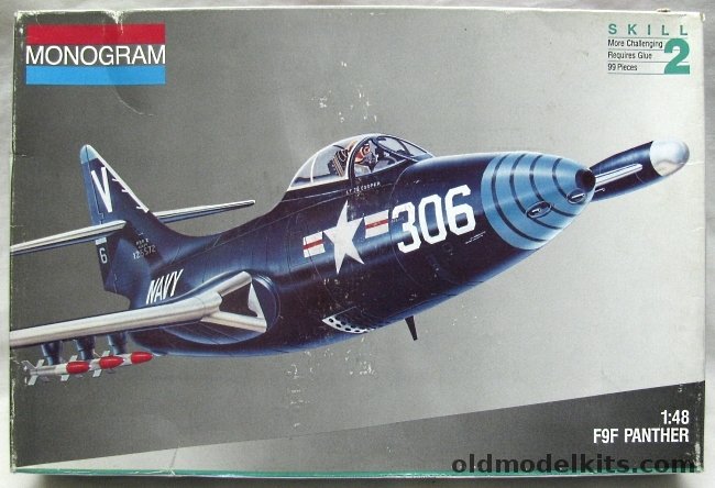 Monogram 1/48 Grumman F9F Panther Jet, 5456