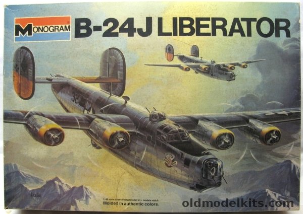 Monogram 1/48 Consolidated B-24J Liberator - with Super Scale Decals ...