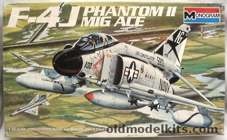 Monogram 1/48 F-4J Phantom II MIG ACE - With Cunningham and Driscoll ...