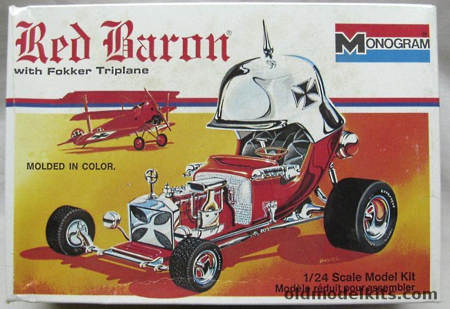 Monogram 1/24 Red Baron Show Car and Fokker DR-1 Triplane, 6740