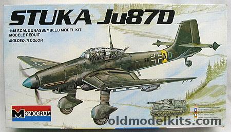 Monogram 1/48 Junkers Ju-87D-5 or D-8 Stuka - Rudel or Western Front ...